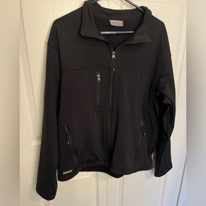 Boardroom Men’s Powerflex Black Jacket with Fleece‎ Linned With Zipper Pockets L